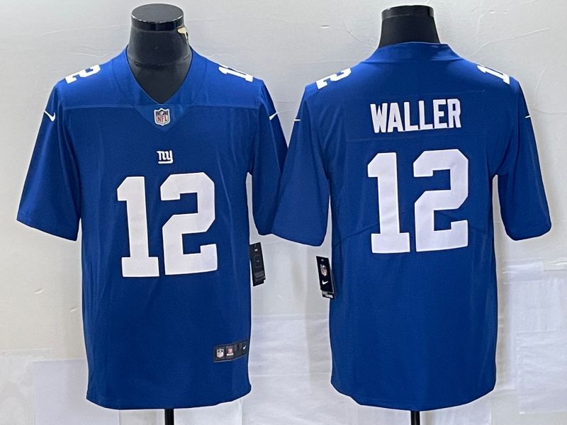 Men New York Giants #12 Waller Royal Nike Vapor Limited NFL Jersey->baltimore ravens->NFL Jersey